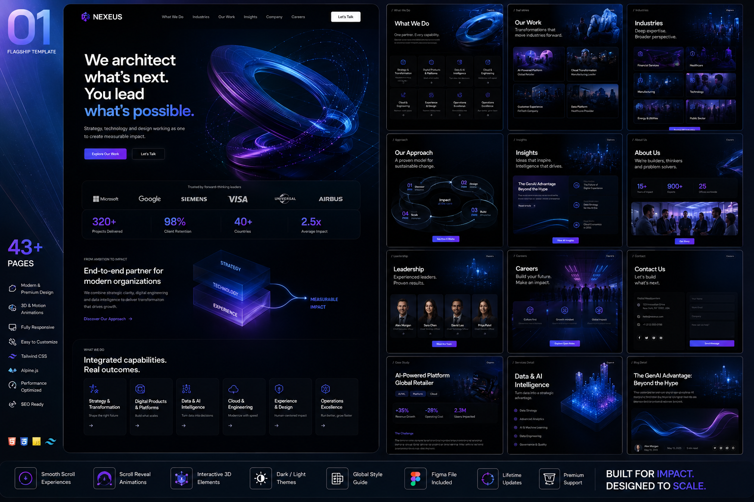 NEXEUS · Flagship Corporate önizleme
