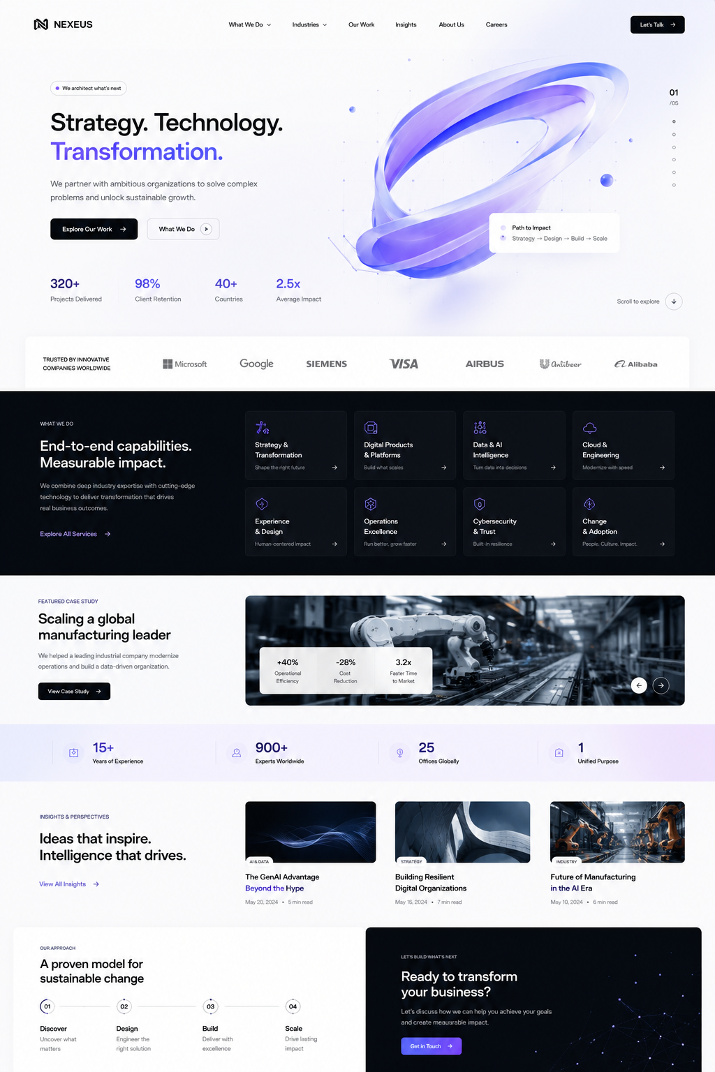 NEXEUS · Enterprise Light önizleme